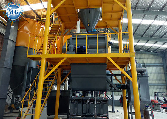 Machine de fabrication adhésive de traitement en lots de emballage automatique de tuile d'usine du mortier 10-20T/H sec