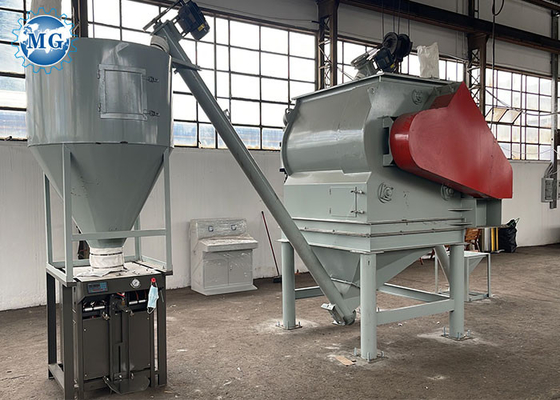 Machine sèche de mélangeur de poudre de mortier 3-5T/H de machine sèche industrielle simple de mélangeur