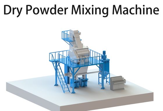 Silos de ciment disponibles machines à mélanger à sec avec système électronique de pesée
