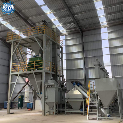 Représentation rentable élevée 80KW de mortier 10TPH de machine sèche de mélangeur bonne