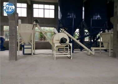Rendement élevé de mortier de structure compacte d'usine de construction de machines sèches de matériau