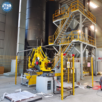 Chine Nouveau produit 15-25T/H Automatique ligne de production de mortier sec Ciment Mortier mélangeur machine