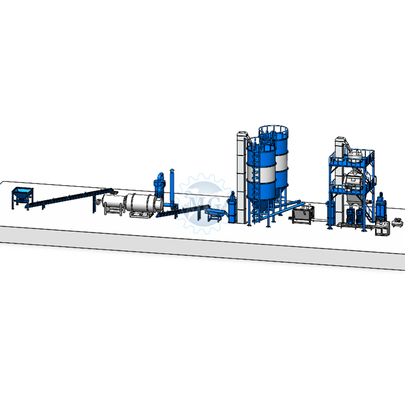 Système électronique de pesée Machine de mélange à sec avec silo de ciment CE IOS