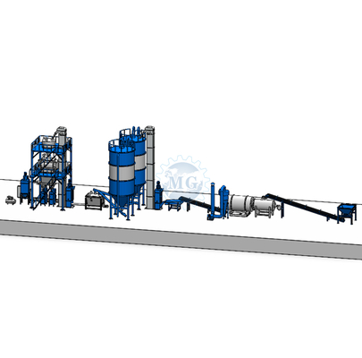 Système électronique de pesée Machine de mélange à sec avec silo de ciment CE IOS