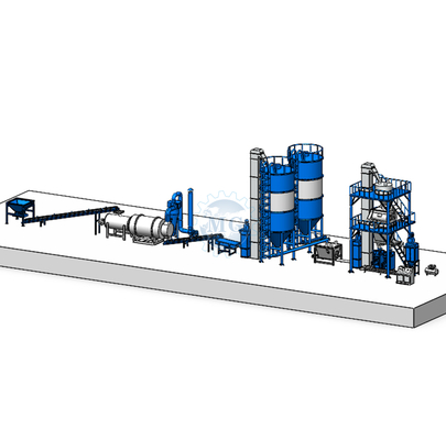 Système électronique de pesée Machine de mélange à sec avec silo de ciment CE IOS