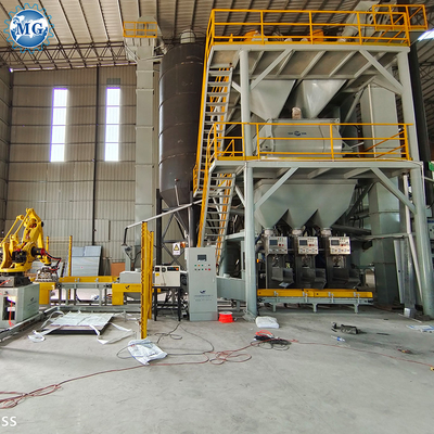 Chine Nouveau produit 15-25T/H Automatique ligne de production de mortier sec Ciment Mortier mélangeur machine