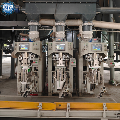 PLC intelligent 10-30T/H mélangeur à double arbre usine de mélange à sec ligne de production d'adhésif de tuile de céramique de mortier sec