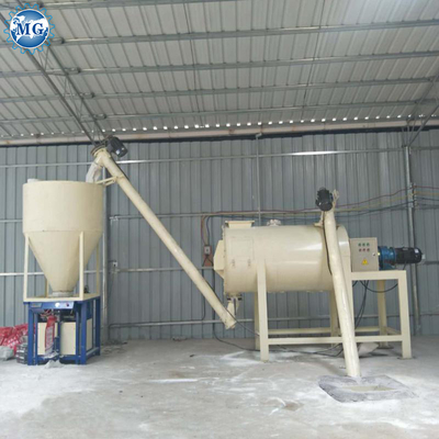 Couche de sable de ciment mélangeur de carreaux en céramique adhésif de fabrication de machine à faible investissement ligne de production de mortier en poudre sèche