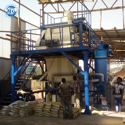 Ligne de production de mortier en poudre sèche Mure de sable de pâte de ciment équipement de mélange de carreaux en céramique machine de fabrication d'adhésifs