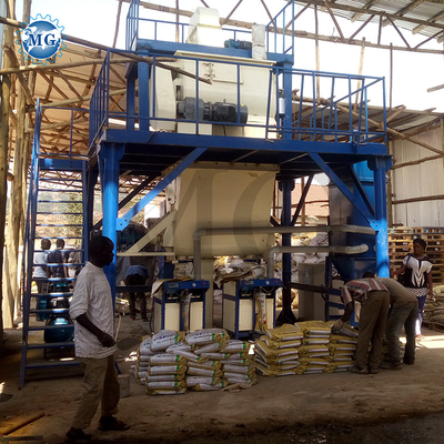 Ligne de production de mortier en poudre sèche Mure de sable de pâte de ciment équipement de mélange de carreaux en céramique machine de fabrication d'adhésifs