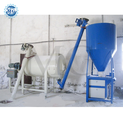Ligne de production de mortier à poudre sèche simple Mure en mastic enduit de couche de sable Ciment Mixeur d'équipement Machine à faire des adhésifs de carreaux en céramique