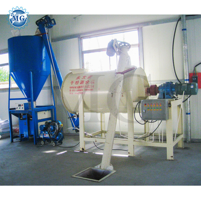 Ligne de production de mortier à poudre sèche simple Mure en mastic enduit de couche de sable Ciment Mixeur d'équipement Machine à faire des adhésifs de carreaux en céramique