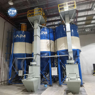 Machine de mélange automatique de mortier à poudre à mélange à sec PLC