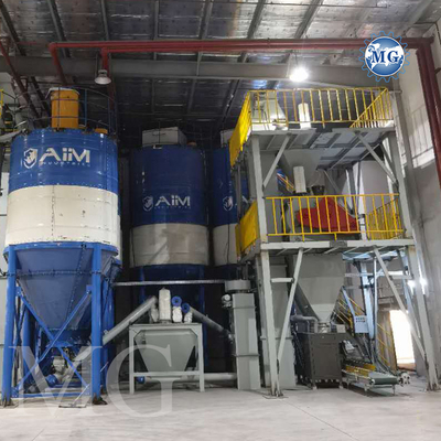 83kw Machine de mélange de mortier à poudre à mélange de sable à la pâte à papier Mélangeur de ciment de sable à la pâte à papier usine de fabrication d'adhésifs pour carreaux céramiques