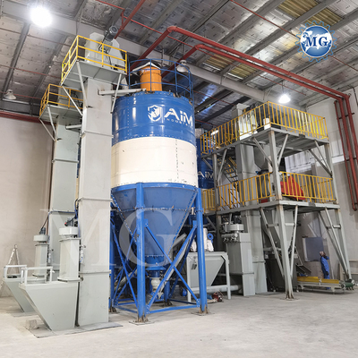 83kw Machine de mélange de mortier à poudre à mélange de sable à la pâte à papier Mélangeur de ciment de sable à la pâte à papier usine de fabrication d'adhésifs pour carreaux céramiques