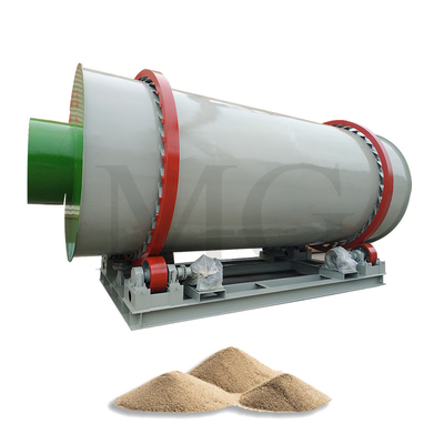 Économie d'énergie rivière mer sable de silice équipement de tambour à trois cylindres sèche-sable machine usine de séchage du sable