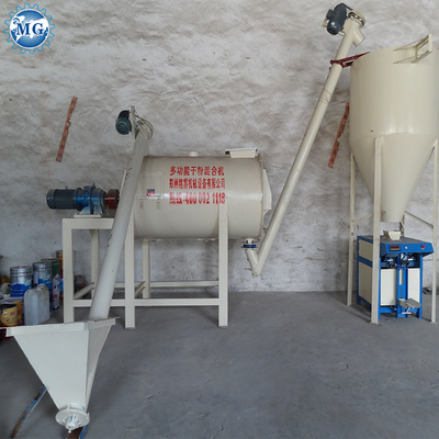 Ligne de production de mortier en poudre sèche Mure de pâte à modeler de couche de sable mélangeur de ciment de ciment de carreaux de céramique machine à faire de l'adhésif