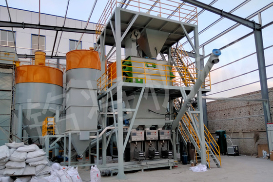 Fabrication de mortier sec automatique à tension personnalisée 220 - 440V Garantie de 12 mois