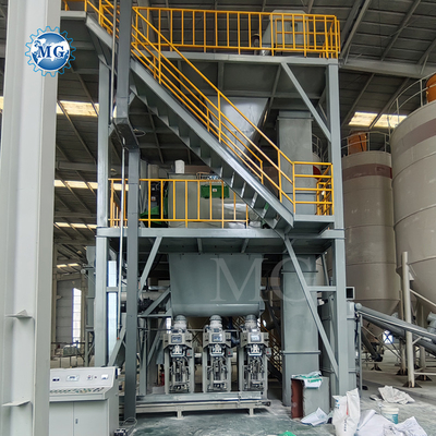 Contrôle PLC Machine de mélange à sec de poudre de mortier de mélangeur de sable de pâte de mur Équipement de mélange de ciment de sable de pâte de céramique Carreaux adhésifs