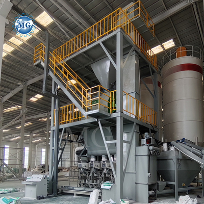 Contrôle PLC Machine de mélange à sec de poudre de mortier de mélangeur de sable de pâte de mur Équipement de mélange de ciment de sable de pâte de céramique Carreaux adhésifs