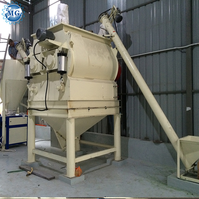4-5 T/H 35 KW Machine de mélange à sec de mortier en poudre Mélangeur de sable de pâte de mur Équipement de mélange de ciment Carreaux usine de fabrication de colle adhésive