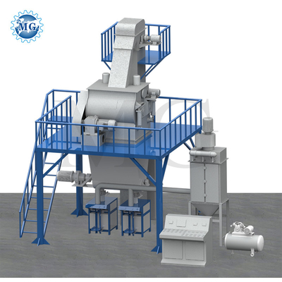 Machine de mélangeur de mortier en poudre sèche Mure de mastic de couche éliminée Équipement de mélangeur de carreaux de sol Usine de fabrication de colle adhésive