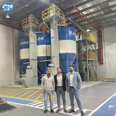 Commande PLC entièrement automatique usine de mélange à sec de sable, de ciment en poudre et de mortier