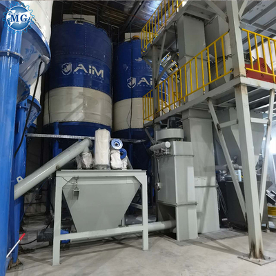 Commande PLC entièrement automatique usine de mélange à sec de sable, de ciment en poudre et de mortier