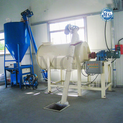10 à 15 minutes / lot Usine de mélange de mortier à sec Mure de plâtre de plâtre en poudre de plâtre de plâtre de plâtre de plâtre de ciment de mélangeur de carreaux adhésif de colle de plâtre
