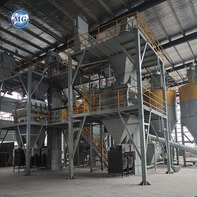 Ligne de production de sable revêtu efficace de 200 kW avec système d'emballage automatique