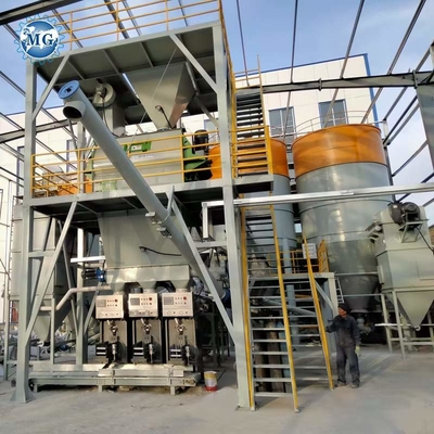 machine sèche de production de mortier de la poudre 380V avec 10-15t/H et mélangeur à pales de Jumeau-axe