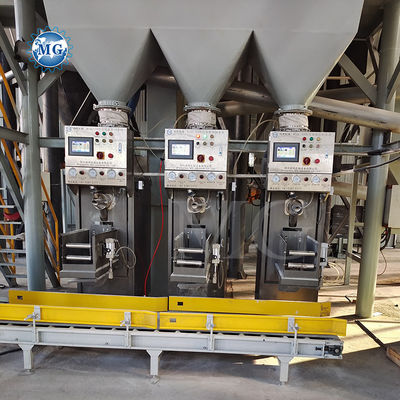 Ligne de production de mortier sec à emballage et palettisation rapides, machine de mélange de plâtre de mastic mural, usine de fabrication d'adhésif pour carrelage