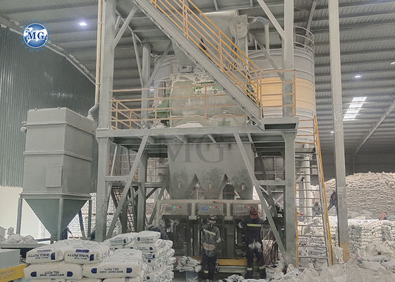 15-50kg/bag Automatic Dry Mix Powder Mortar Mixer Machine Wall Putty Skim Coat Tile Adhesive Production Line