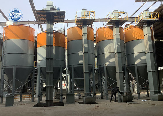 80-200KW Energy Saving Dry Mix Powder Mortar Mixing Plant Wall Putty Sand Cement Mixer Ceramic Tile Adhesive Making Machine