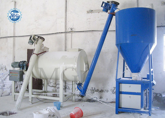 4 à 6 pièces par sac Emballage mélange sec Mortier usine de mélangeur de carreaux de pâte à papier