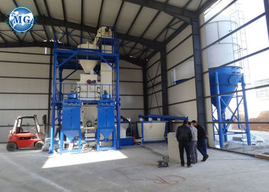 Chaîne de production sèche de mortier de mastic de mur sec système automatique de commande de PLC d'ordinateur