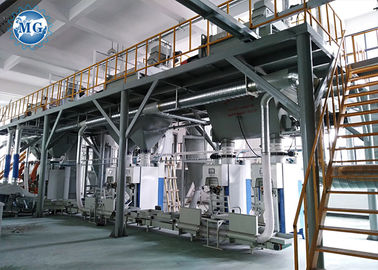 Le PLC commandent la chaîne de production sèche de mortier avec le système de compresseur d'air 8m * 8m * des 10m