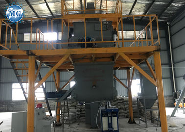 Fabrication personnalisée de mélange à sec Twin Shaft avec système électronique de pesée pour le ciment