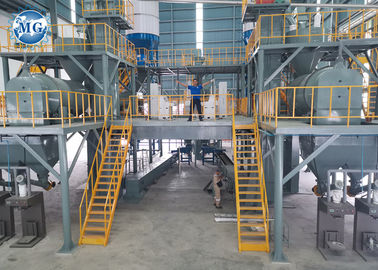 Chaîne de production sèche de mortier d'acier au carbone coulis de tuiles faisant la machine avec le dessiccateur de sable