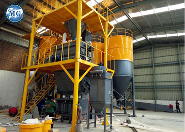 Chaîne de production sèche adhésive de mortier de tuile machine 15T/H 440v semi automatique