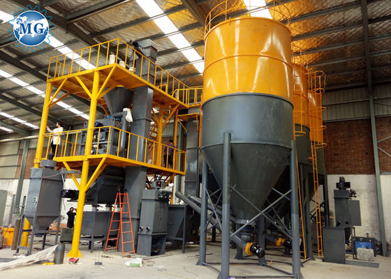 12T / Chaîne de production adhésive de tuile de H avec le mortier de réparation de système de contrôle de PLC