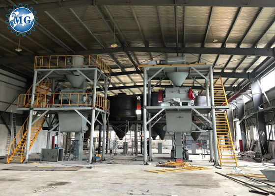 Pesage de l'équipement de mélange de mortier sec du ciment 25t/H