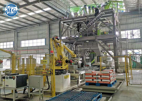 Chaîne de production de mélange de mortier d'usine de PLC de contrôle de mortier sec durable de réparation