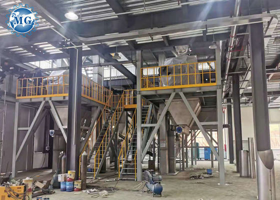 Pour centrale de malaxage de mortier de mélange sec de productivité de mélangeur de mortier de gypse la haute