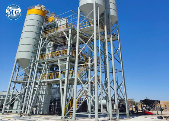 Usine intelligente 10-30T/H 100KW de mélange sec de mélangeur d'axe de double de PLC