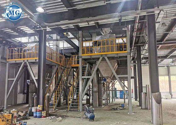 Machine sèche adhésive 120KW 12T/H de mélangeur de mortier de tuile automatique