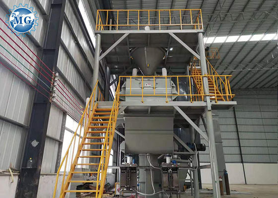Chaîne de production sèche de mortier de la gestion par ordinateur 10-25T/H manteau de lait écrémé faisant la machine