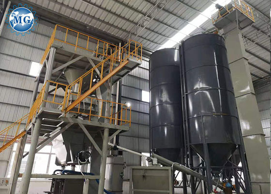 Usine adhésive de mortier de rendement élevé de malaxage de tuile sèche préparée de centrale