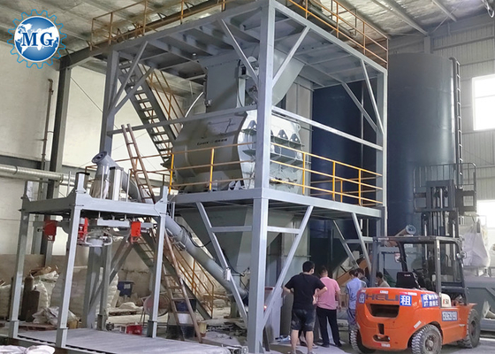 usine sèche automatique de mélange de mortier de 8-9m pour la fabrication de ciment d'adhésif de tuile et de tuile