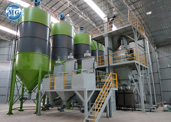 Chaîne de production adhésive automatique de mortier de carreau de céramique mélangeur jumeau d'Agravic d'axes